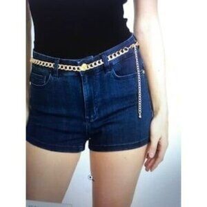Guess Chino High Rise‎ Jean Shorts Womens Sz 10M